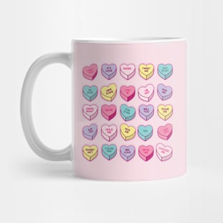 Valentines Day Candy Hearts Mug